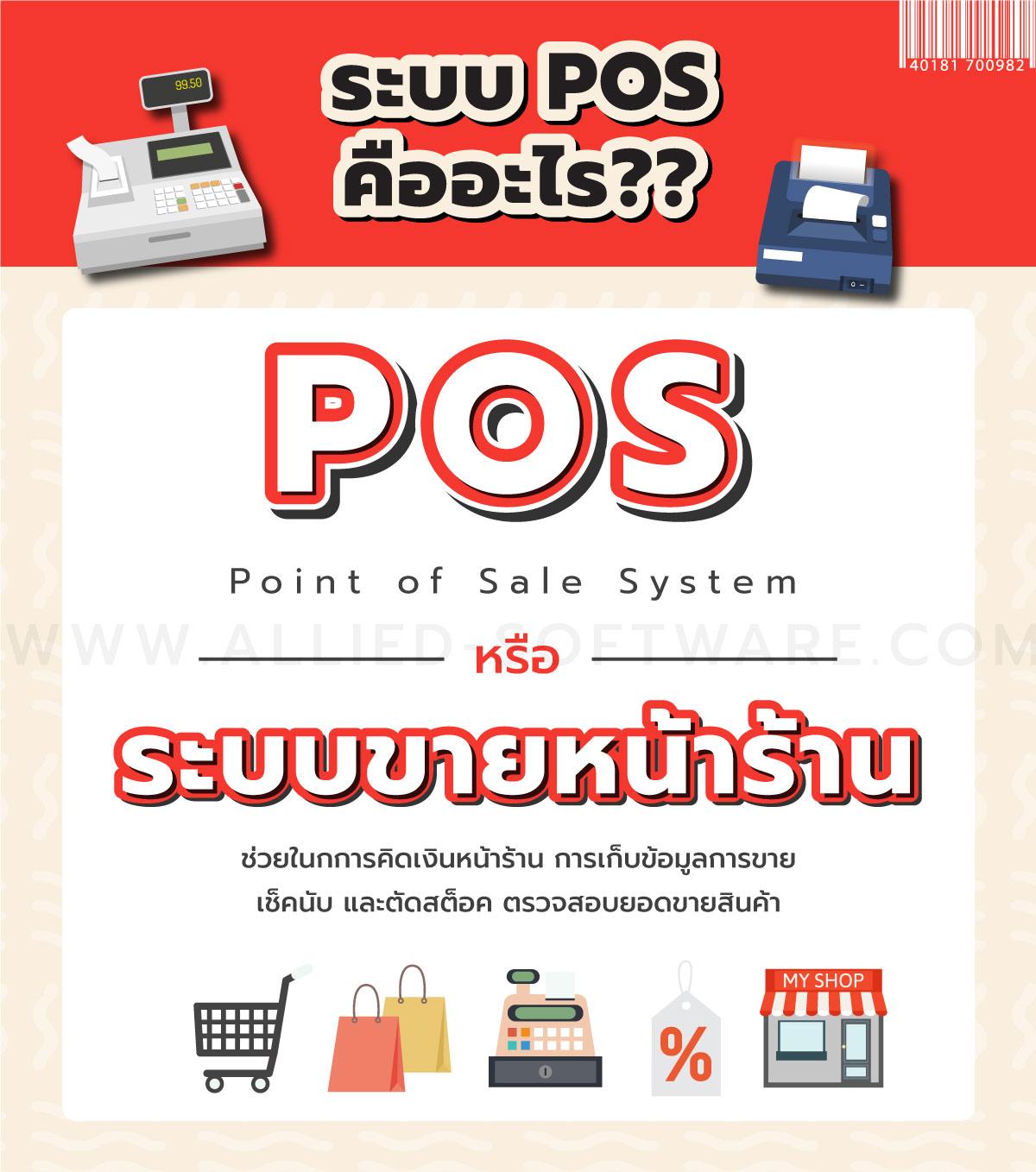 ระบบ POS คืออะไร Allied Software